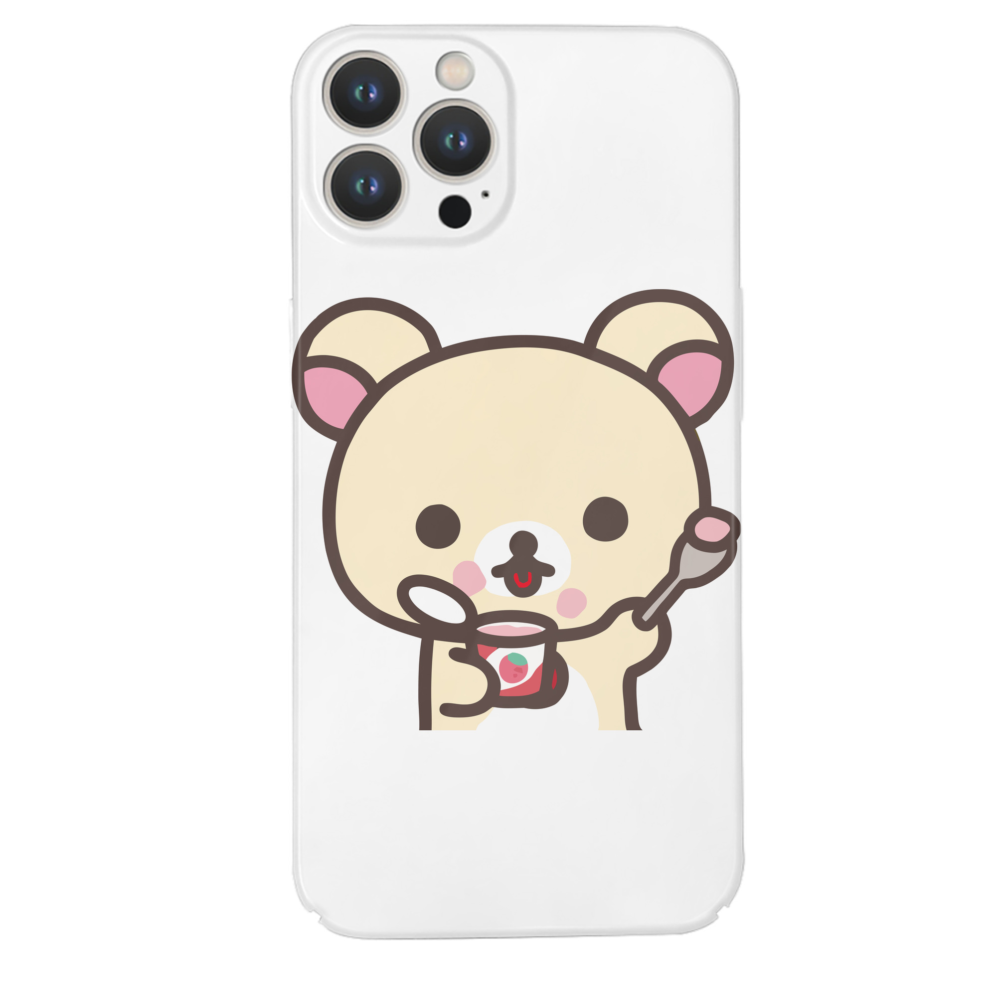 （画像用） リラックマ リラックマ キイロイトリ Rilakkuma Korilakkuma Kiiroitori 【iPhone 14シリーズ対応】ハードケース